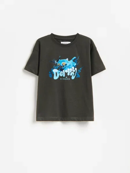 Reserved Tricou Kpop Demon Hunters™ gri-închis gri