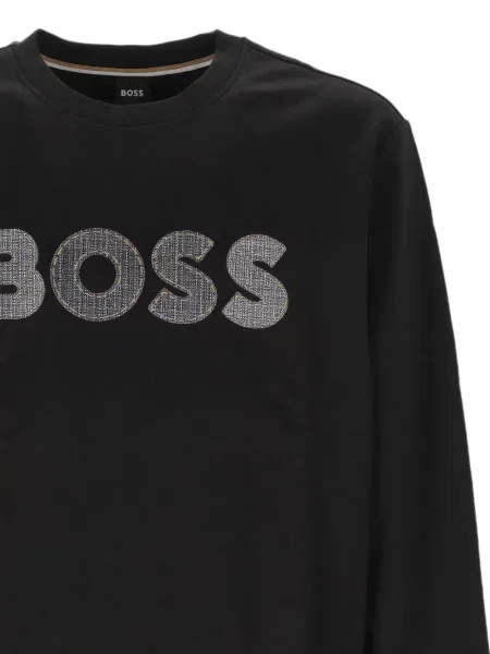 Pulover Boss cu autograf negru