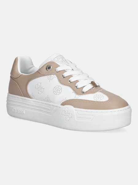 Sneakerși Guess alb