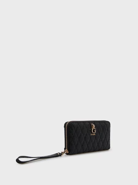 Кошелек Guess с принтом черный
