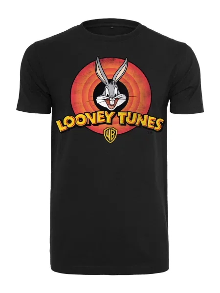 Mister Tee Tričko Looney Tunes Bugs Bunny žlutá / šedá / oranžově červená / černá bílá