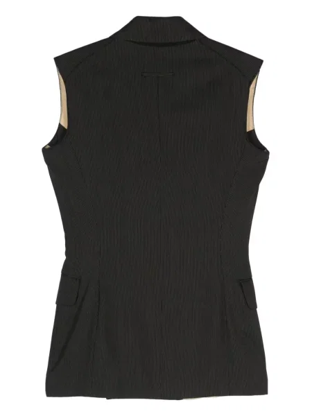 Dvouřadá vesta Jean Paul Gaultier Pre-owned hnědá