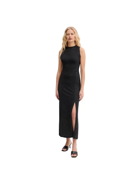 Sukienka maxi Guess czarna