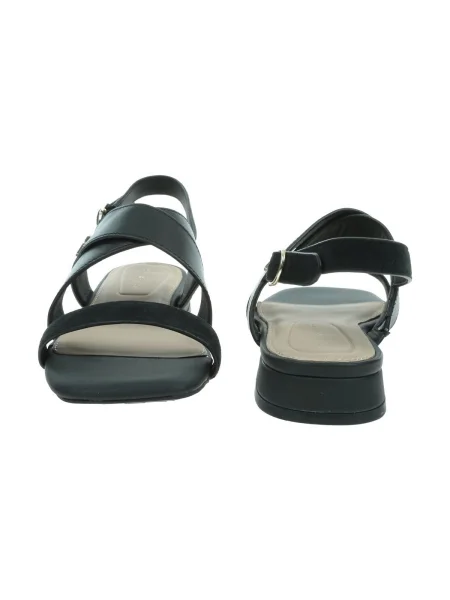 Pantofi Tommy Hilfiger din piele de căprioară fără toc negru
