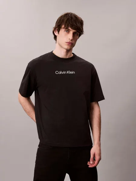 Calvin Klein Tričko čierna biela