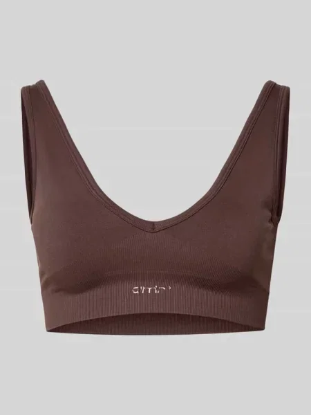 Stanik o kroju regular fit z detalem z logo Aim'n