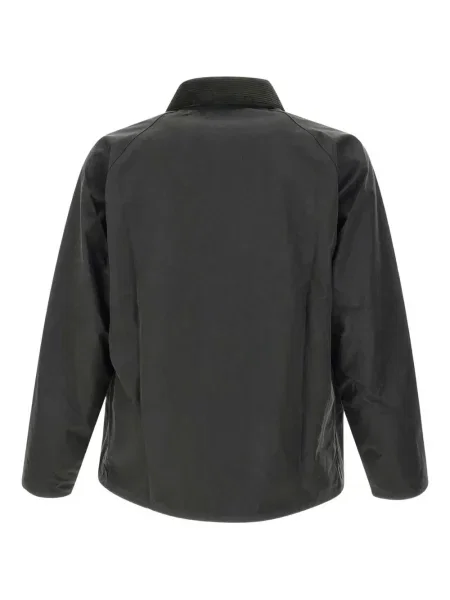 Gulerat ceruit geacă Barbour de catifea cord verde