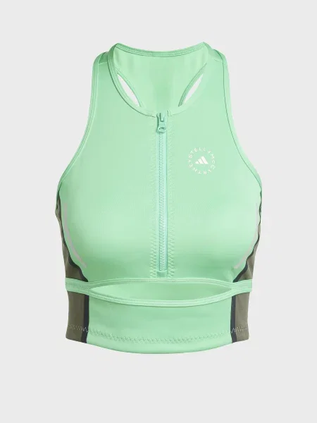 Топ спортивний adidas зелений