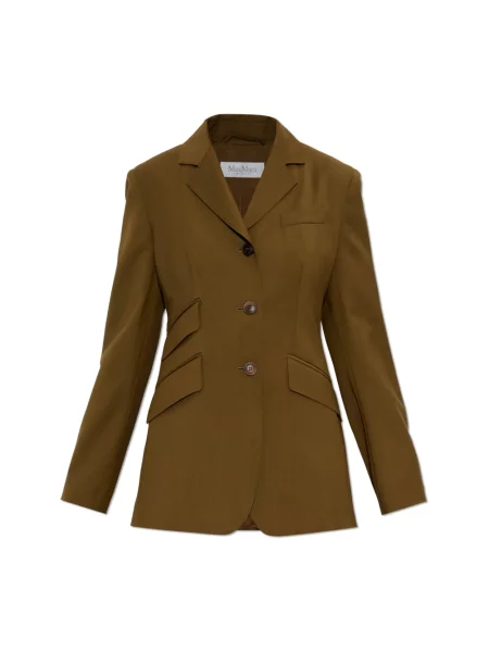 Marynarka Max Mara wełniana zielona