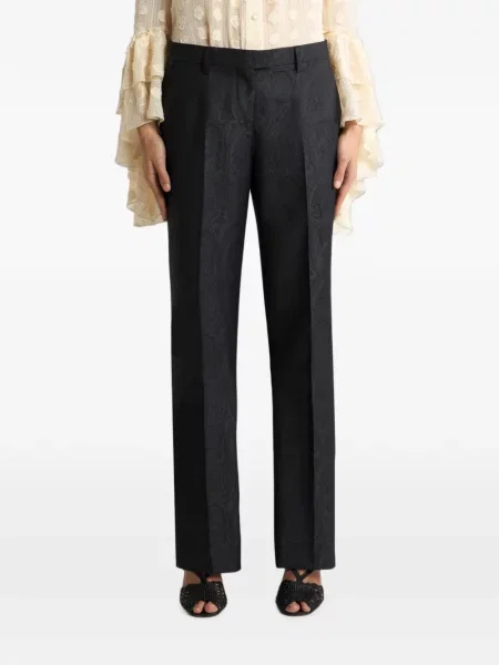 Pantaloni Etro de lână negru