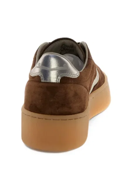 Sneakerși Voile Blanche din piele maro