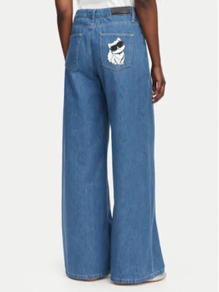 Jeansy Karl Lagerfeld Jeans modré