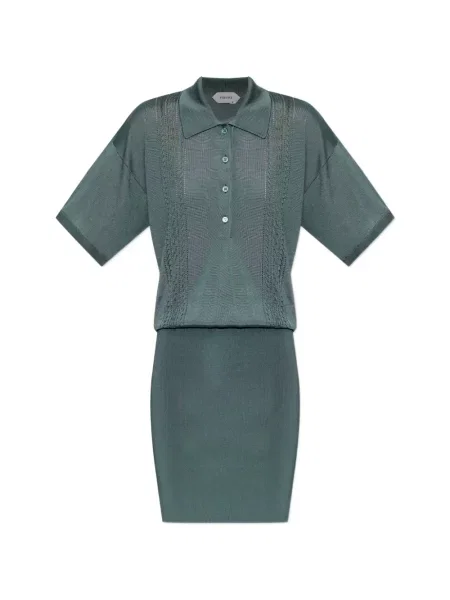 Rochie mini Versace tricotate verde