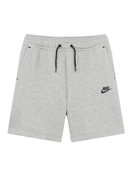 Nike Sportswear Παντελόνι TCH FLC γκρι μελανζέ μαύρο