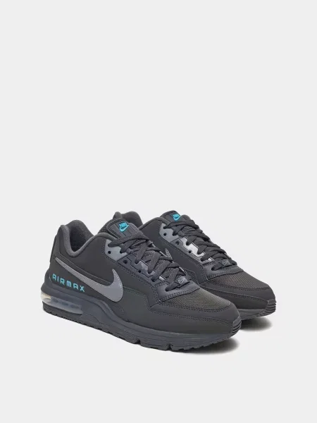 Кожаные повседневные кроссовки Nike Air Max серые