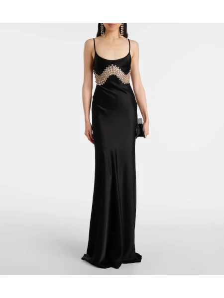 Rochie David Koma din satin negru