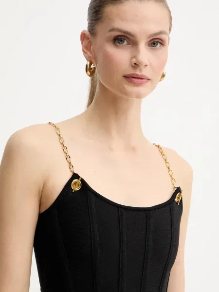 Сукня Marciano Guess AISHA maxi облягаюча чорний