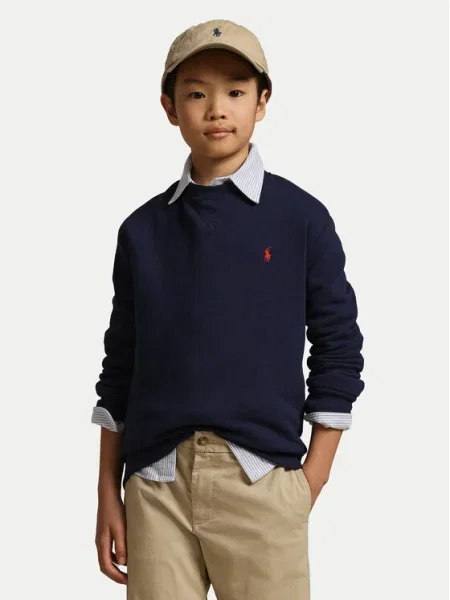 Polo Ralph Lauren Bluză Logo Embroidery Bleumarin