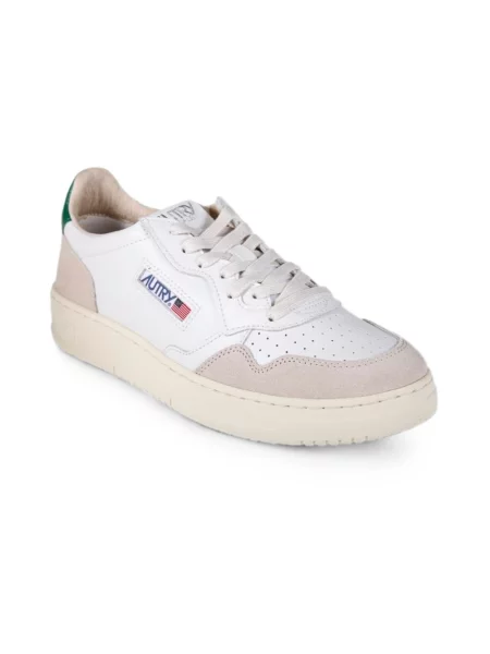 Sneakers Autry Medalist Low Man Leat/ Suede Wht/ Amaz EUR 45 białe