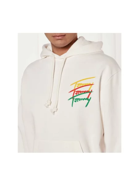 Bluza Tommy Jeans beżowa