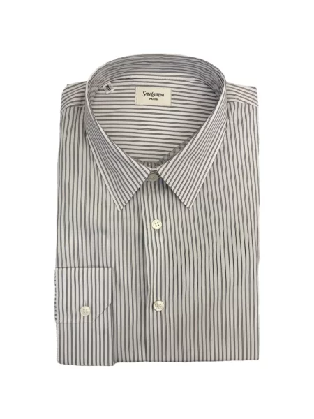 Prugasta košulja Saint Laurent bijela