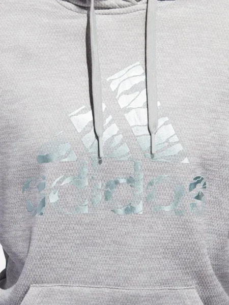 Legginsy Adidas do biegania z nadrukiem z dekoltem w serek czerwone