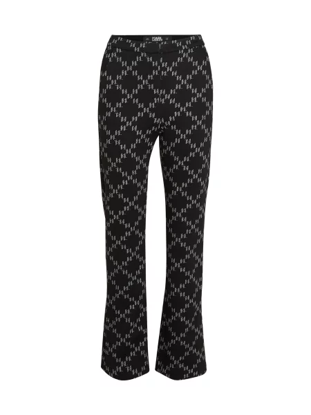 Karl Lagerfeld Pantaloni punto negru