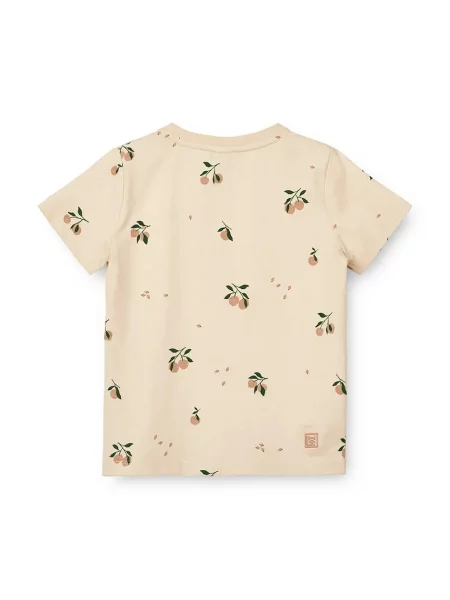 Liewood tričko Apia Printed Shortsleeve T-shirt béžové