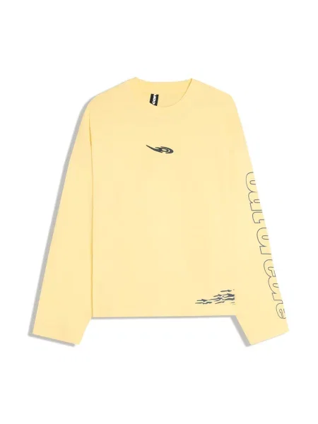 Bershka Tricou OUT OF CORE marin / galben lămâie albastru