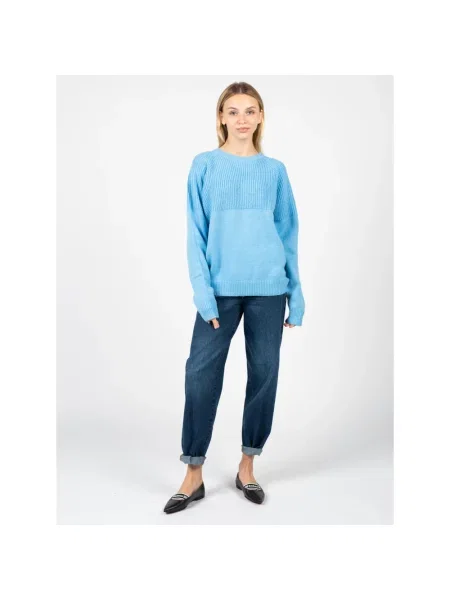 Sweter Silvian Heach niebieski