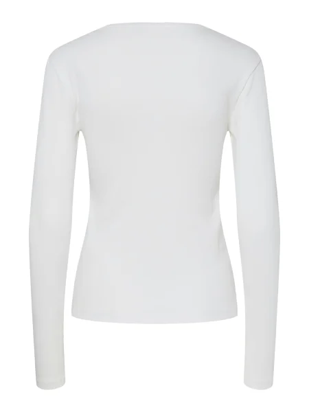 PIECES Tricou PCMAY' alb