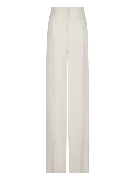 Pantaloni Max Mara plisate alb