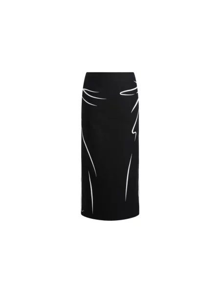 Spódnica Moschino z nadrukiem czarna