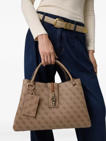 Geantă shopper Guess cu autograf