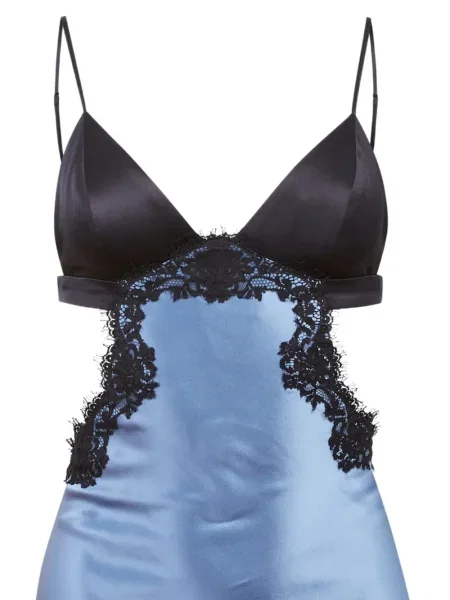 Rochie Fleur Du Mal din dantelă de costum albastru