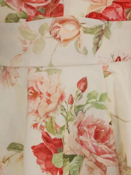 Rochie mini Zimmermann de in cu model floral cu imagine