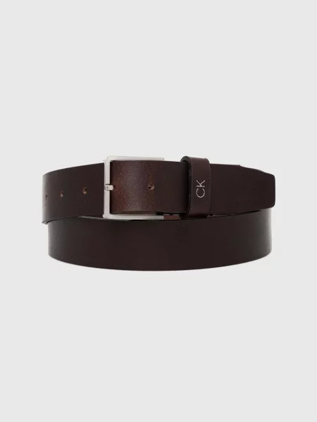 Calvin Klein Kožni remen smeđa
