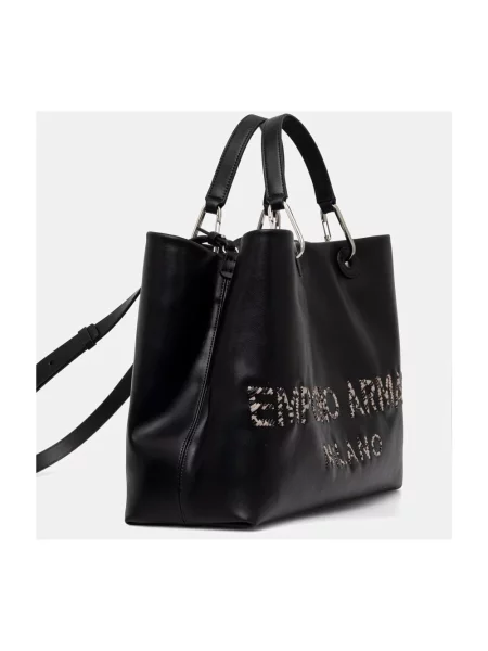 Emporio Armani torebka skórzana czarna