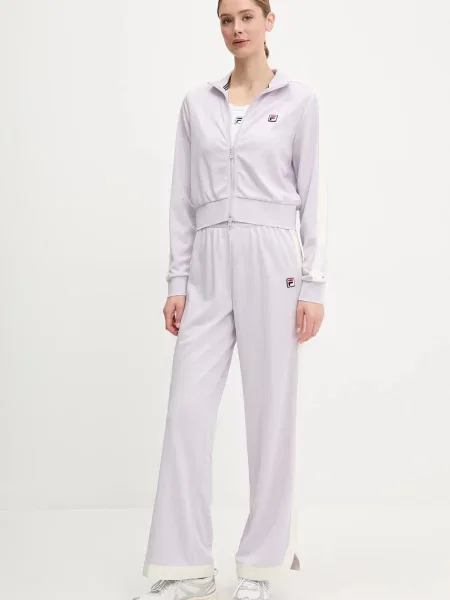 Спортивні штани Fila Lorce однотонні фіолетовий