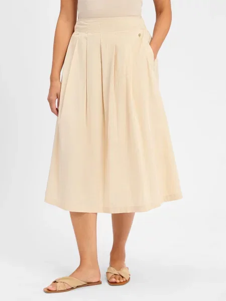 Fynch-Hatton spódnica plisowana Kobiety jednolity 34 beżowy