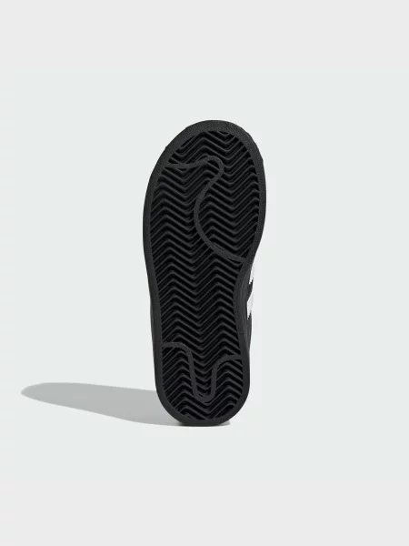 Шкіряні Дитячі Кросівки повсякденні adidas Superstar чорний
