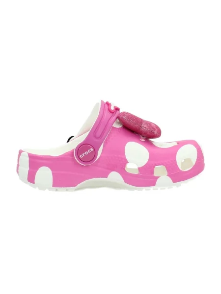 Šľapky Crocs Minnie Mouse Cls Clg T Ružová biela