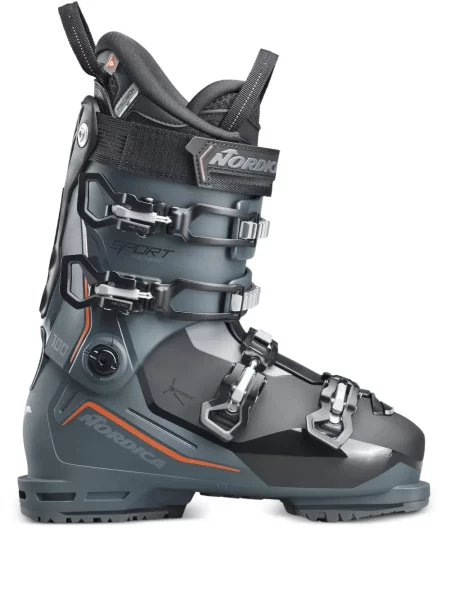 Botine Nordica cu cataramă gri