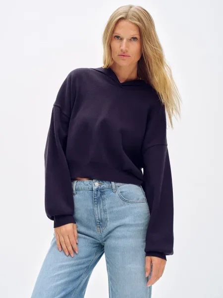 ABOUT YOU x Toni Garrn Megztinis Carmen tamsiai mėlyna