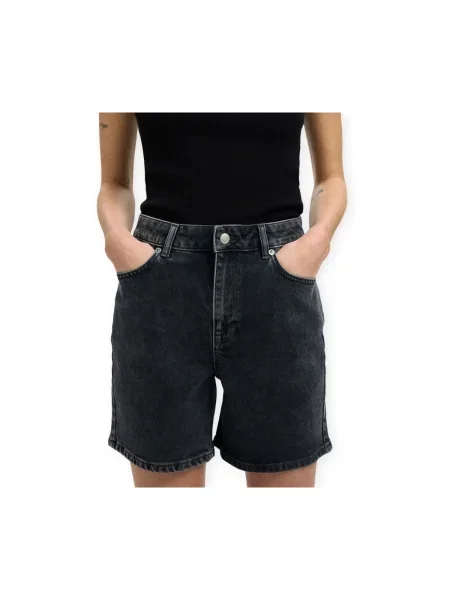 Denim ruha Selected fekete