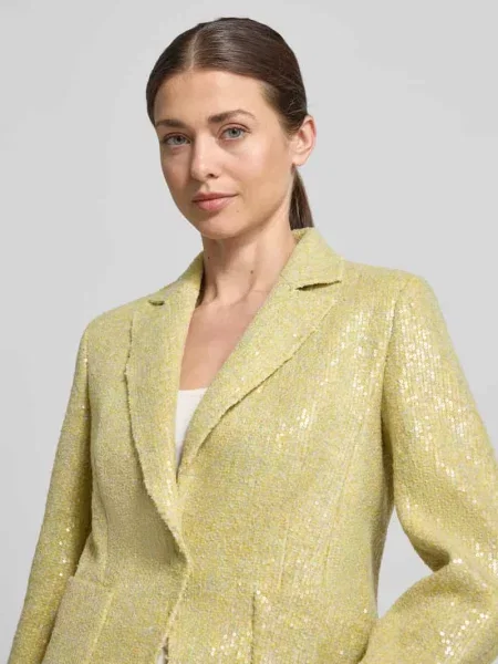 Marynarka w stylu krój slim fit z cekinami Luisa Cerano