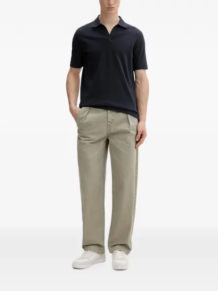 Kratak polo majica Marc O'polo s V-izrezom plava