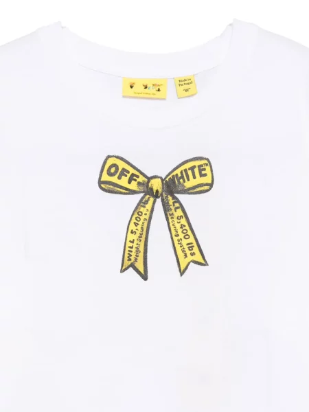 Dětské tričko Off-white bílé