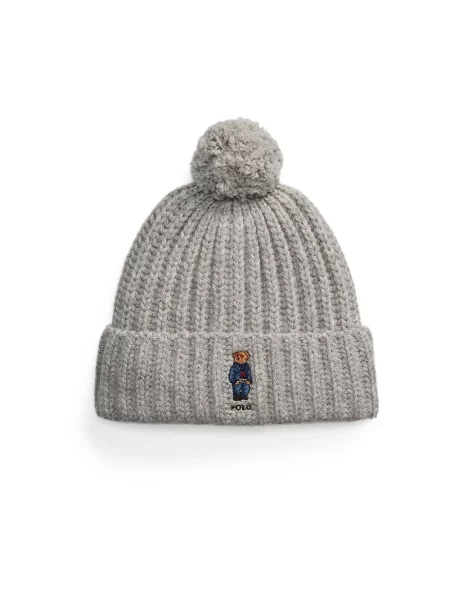 Polo Ralph Lauren czapka wełniana szara
