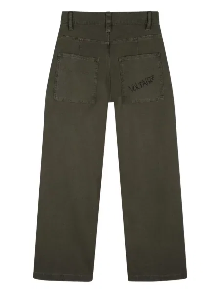 Dětské kalhoty Zadig & Voltaire zelené